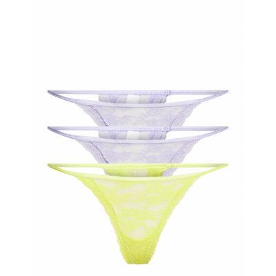 Brief So U 3 Pack Jennianne Th Stringtrosa Underkläder Lila Lindex