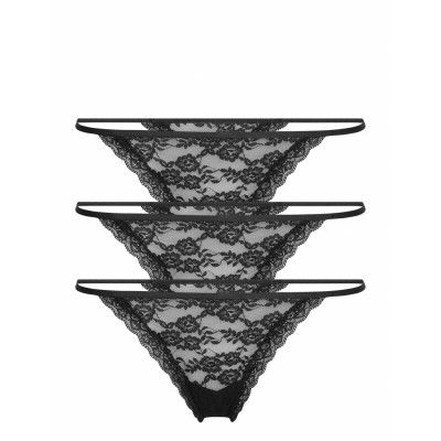 Brief So U 3 Pack Jennianne Th Stringtrosa Underkläder Svart Lindex