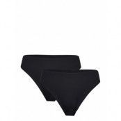 Brief Thong High Micro Free Cu Stringtrosa Underkläder Black Lindex