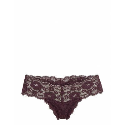 Brief Thong Low Iris Stringtrosa Underkläder Lila Lindex