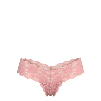 Brief Thong Low Iris Stringtrosa Underkläder Rosa Lindex