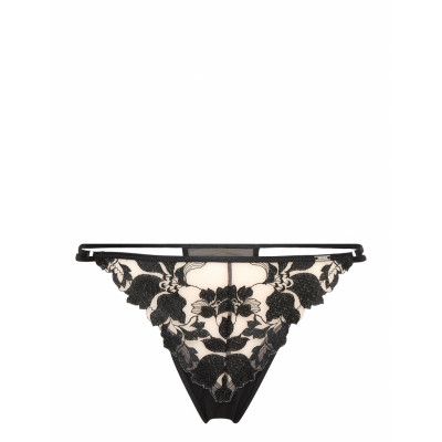 Brief Thong Low Line Embro Stringtrosa Underkläder Svart Lindex