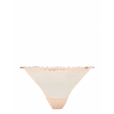 Brief Thong Low Luna *Villkorat Erbjudande Stringtrosa Underkläder Korall Lindex