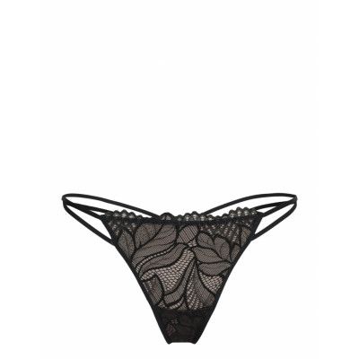 Brief Thong Low Mini Jasmine Stringtrosa Underkläder Black Lindex