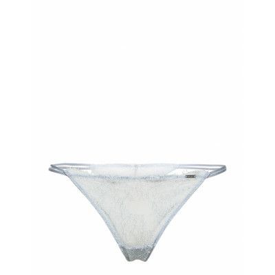 Brief Thong Low Nicole Stringtrosa Underkläder Blå Lindex