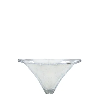 Brief Thong Low Nicole Stringtrosa Underkläder Blå Lindex