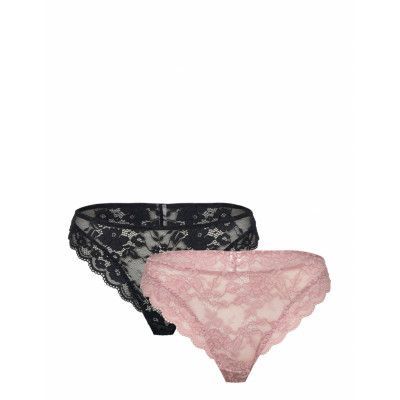 Lindex Brief Thong Reg Iris 2 Pack Rosa