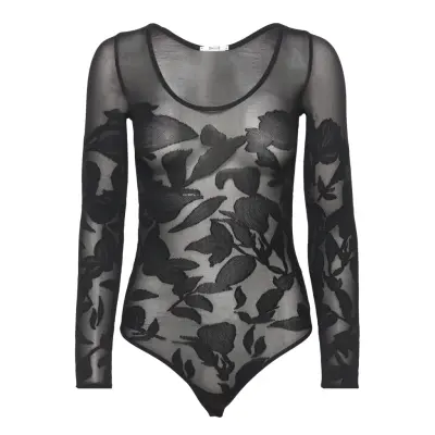 Buenos Aires String Body *Villkorat Erbjudande T-shirts & Tops Bodies Svart Wolford