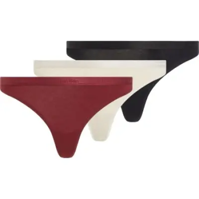 Calvin Klein 3-pack Holiday Modern Logo Thong