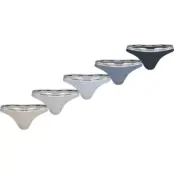 Calvin Klein 5-pack Modern Logo Thong Cotton Stretch