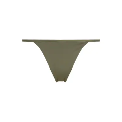 Calvin Klein Cheeky String Bikini Khaki Green