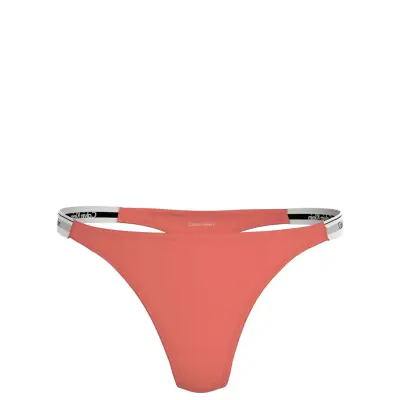 Calvin Klein Dipped String Thong Korall