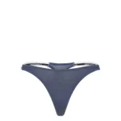 Calvin Klein Dipped String Thong Marinblå