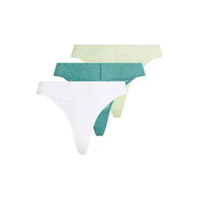 Calvin Klein Low Rise Thong 3Pk Multi/patterned