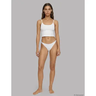 Calvin Klein String Bikini - White - XS