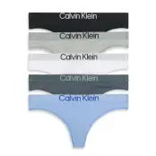Calvin Klein Thong 5Pk Multi/patterned