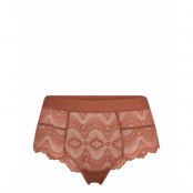 Casablanca Lace Highwaist String Lingerie Panties High Waisted Panties Brun Understatement Underwear