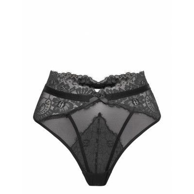 Catrin Hw Hl String Stringtrosa Underkläder Svart *Villkorat Erbjudande Hunkemöller