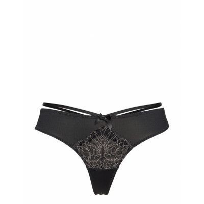 Coco String R Stringtrosa Underkläder Svart Hunkemöller