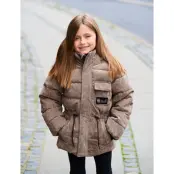 Color Kids Jr. Jacket W. String -Corduroy - Beige - 110