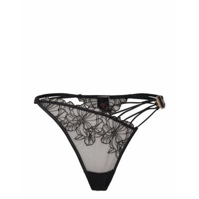 Constance Hl String Tr Stringtrosa Underkläder Black Hunkemöller
