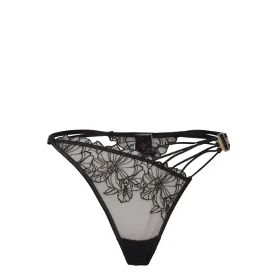 Constance Hl String Tr Stringtrosa Underkläder Black Hunkemöller