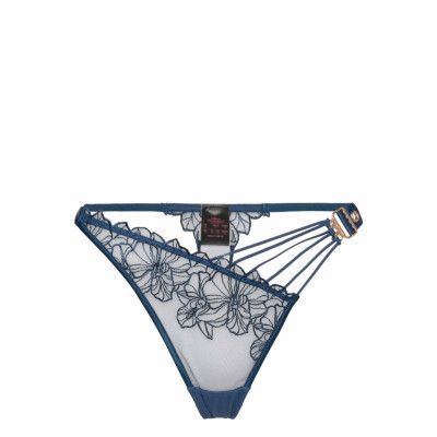 Constance Hl String Tr Stringtrosa Underkläder Blue Hunkemöller