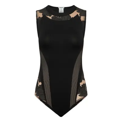 Dakota String Body Bodies Slip Svart Wolford