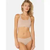 Danish Endurance Women's Invisible Thong - Beige - L