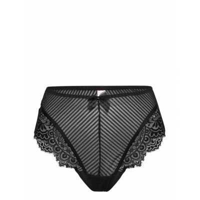 Davy String H Lingerie Panties High Waisted Panties Svart Hunkemöller