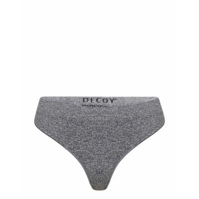 Decoy String *Villkorat Erbjudande Stringtrosa Underkläder Grå Decoy