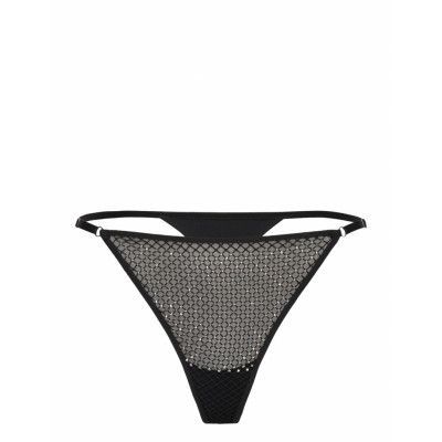 Divine - String *Villkorat Erbjudande Stringtrosa Underkläder Svart Etam