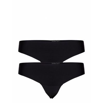 Dream Invisibles Thong Stringtrosa Underkläder Svart Magic Bodyfashion