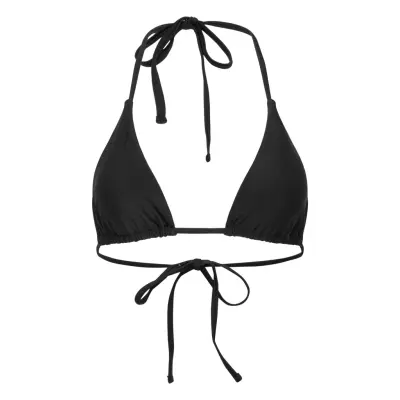 Drop of Mindfulness Swim Triangle Bikini Top - Black - M