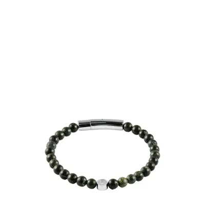edd. Beads/Buckle Bracelet 6Mm - Green - S 18