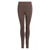 Elene Tights Zip *Villkorat Erbjudande Running/training Tights Brun Rethinkit