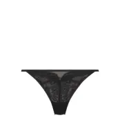 Elissa String Tr Stringtrosa Underkläder Svart Hunkemöller