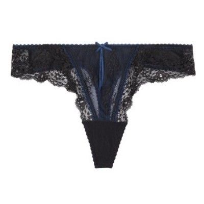 Elle Macpherson Dentelle Thong Insignia Blue * Fri Frakt *