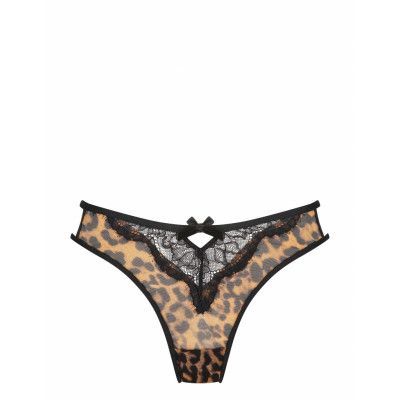 Evie String Tr Stringtrosa Underkläder Black Hunkemöller
