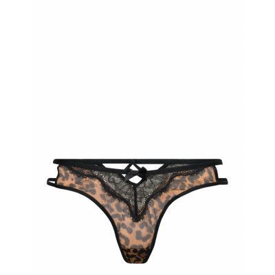 Evie String Tr Stringtrosa Underkläder Svart Hunkemöller