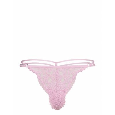 Far Out Lace String Thong Stringtrosa Underkläder Rosa Aerie