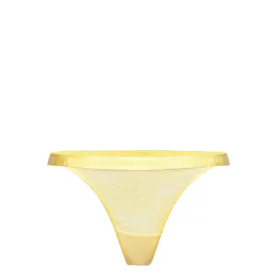 Fire Hl Tanga String Stringtrosa Underkläder Yellow Hunkemöller