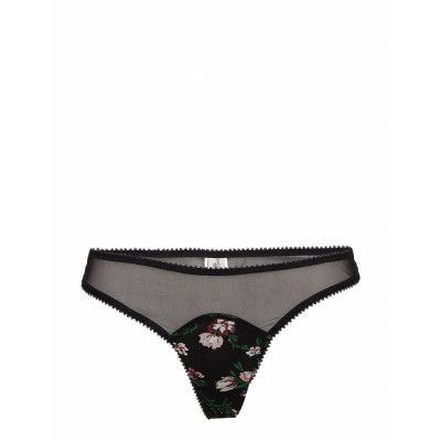 Fleurette String Stringtrosa Underkläder Svart Underprotection