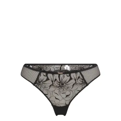 CHANTELLE Fleurs Tanga Svart