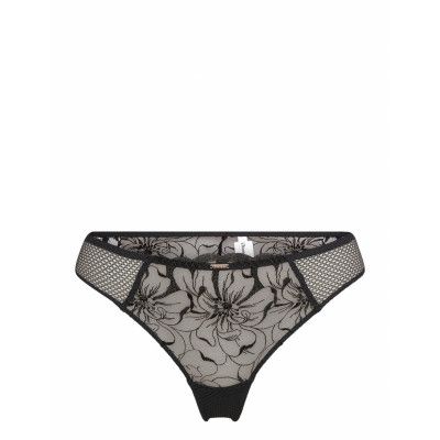 Fleurs Tanga Stringtrosa Underkläder Svart CHANTELLE