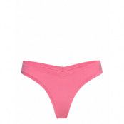 Flex Thong Stringtrosa Underkläder Pink Organic Basics