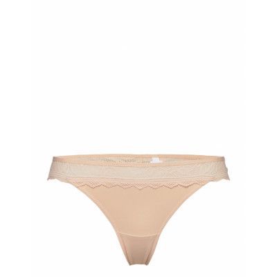 CHANTELLE Floral Touch Tanga Beige