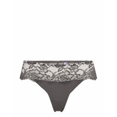 Florilege Tanga Stringtrosa Underkläder Grey Wacoal