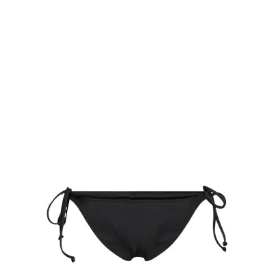 GANNI Recycled Core Solid String Bikini Briefs - Black - 38