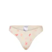 Gina Tricot High Bikini Thong - Cream - S